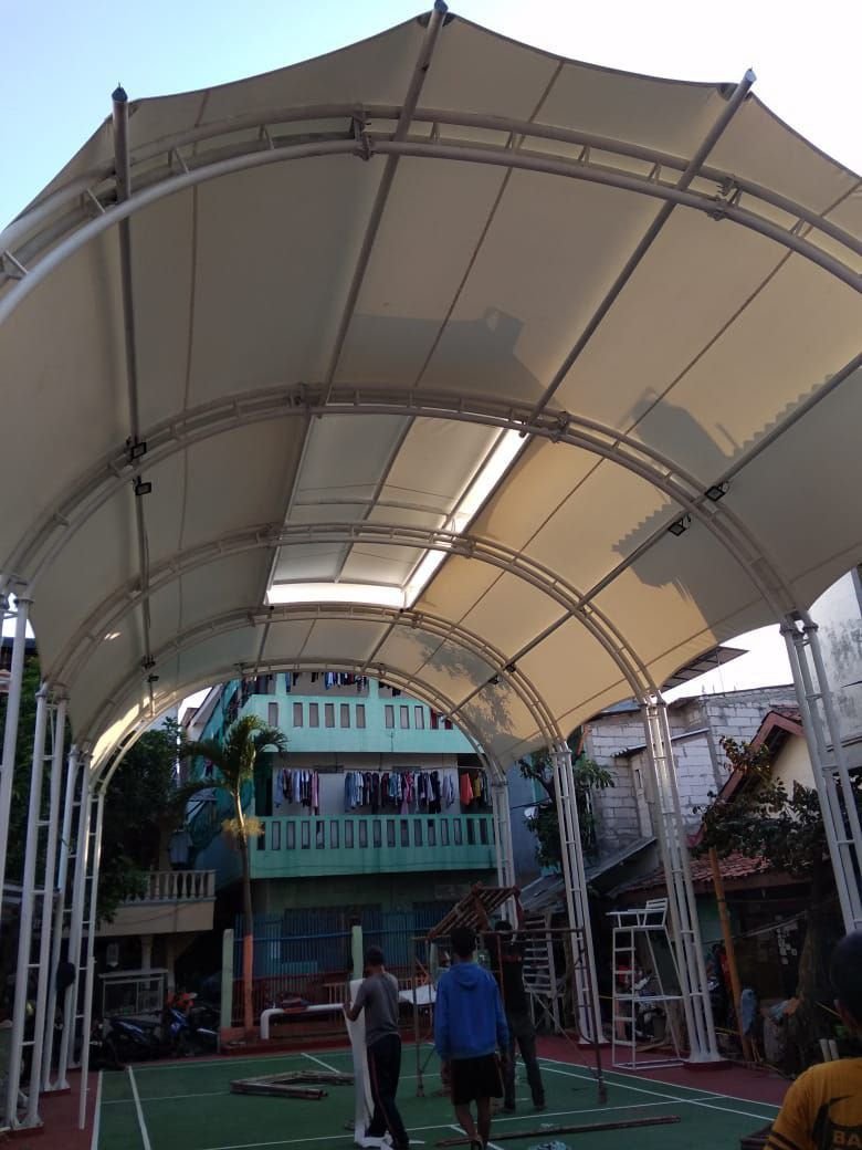 Kanopi Membrane Lapangan Badminton