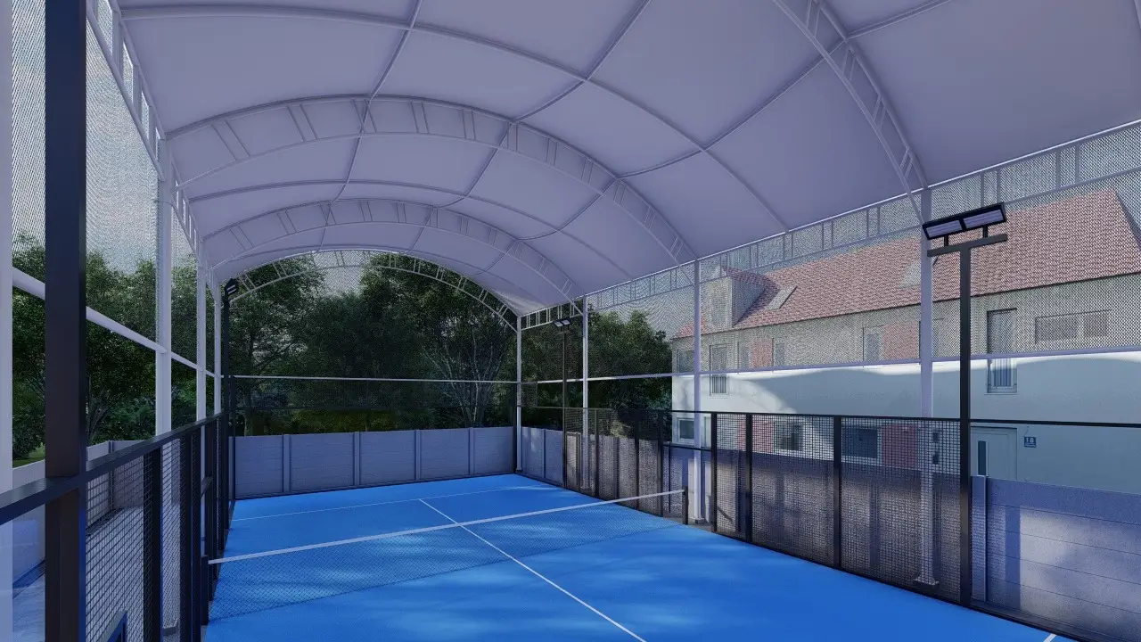 Kanopi Membran Lapangan Tenis